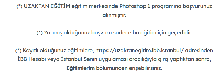 ismek kayit