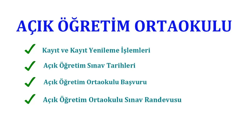 acik ogretim ortaokulu